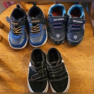 Toddler Boys Size 8 Sneakers Lot Bundle Euc